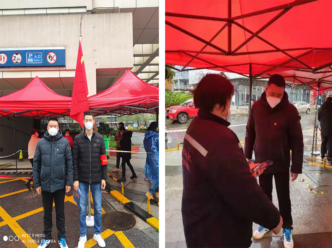 支援“疫”線 | 江西鴻利黨員踴躍參加抗疫志愿服務活動